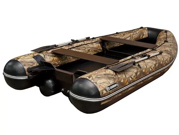 Лодка ПВХ Allaska (Аляска) 420 Drive КМФ (лес) | Мототека