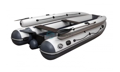 Лодка ПВХ SibRiver (Сибривер) Allaska (Аляска) - 390 Drive lux красный/черный