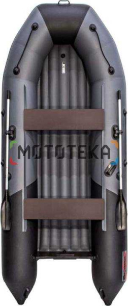 Лодка ПВХ Таймень NX 3800 НДНД PRO светло-серый/графит