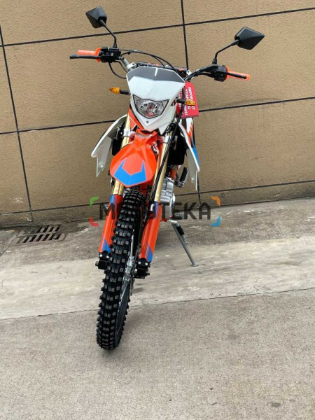 Мотоцикл кроссовый / эндуро Мотомир X - MOTOS Cross 250 оранжевый/белый/синий с ПТС | Мототека