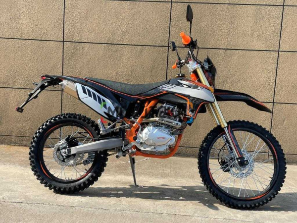 Мотоцикл кроссовый / эндуро Мотомир X - MOTOS Cross 250 чёрный/белый/оранжевый с ПТС | Мототека