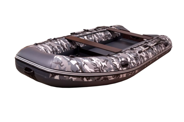 Лодка ПВХ Allaska (Аляска) 420 Drive КМФ (серый)